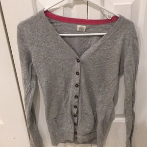Mini Boden 13-14Y grey cardigan